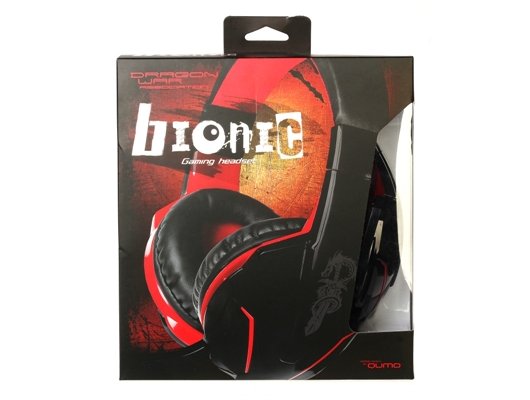 Игровые наушники проводные Qumo Dragon War Bionic